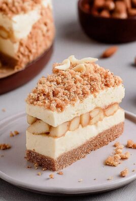 Apfel-Mascarpone-Torte mit Mandelboden