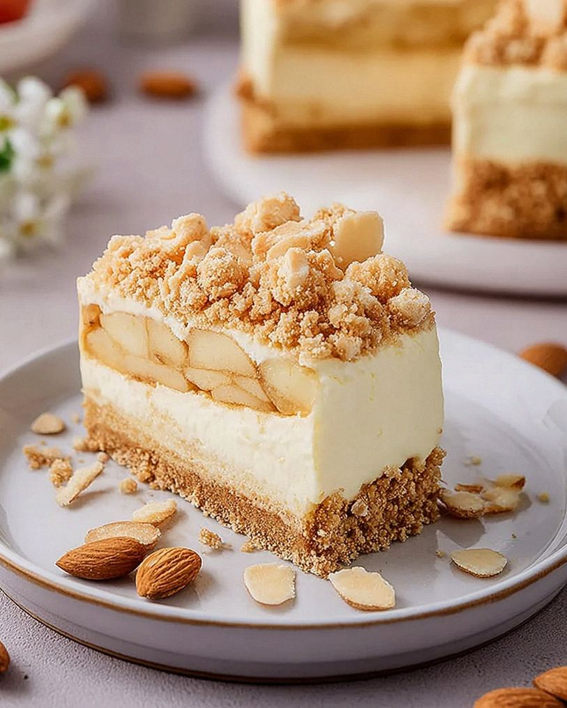 Apfel-Mascarpone-Torte mit Mandelboden – Schritt 1