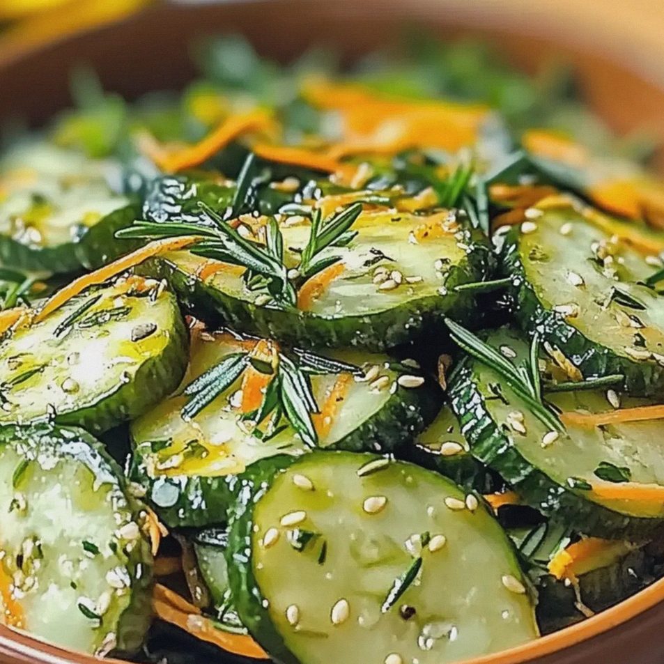 Asiatischer Gurkensalat frisch für den Sommer – Schritt 2