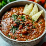 Auberginen Tomatendip marokkanisch Einfach und Lecker