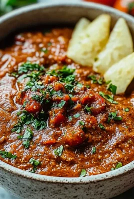 Auberginen Tomatendip marokkanisch Einfach und Lecker