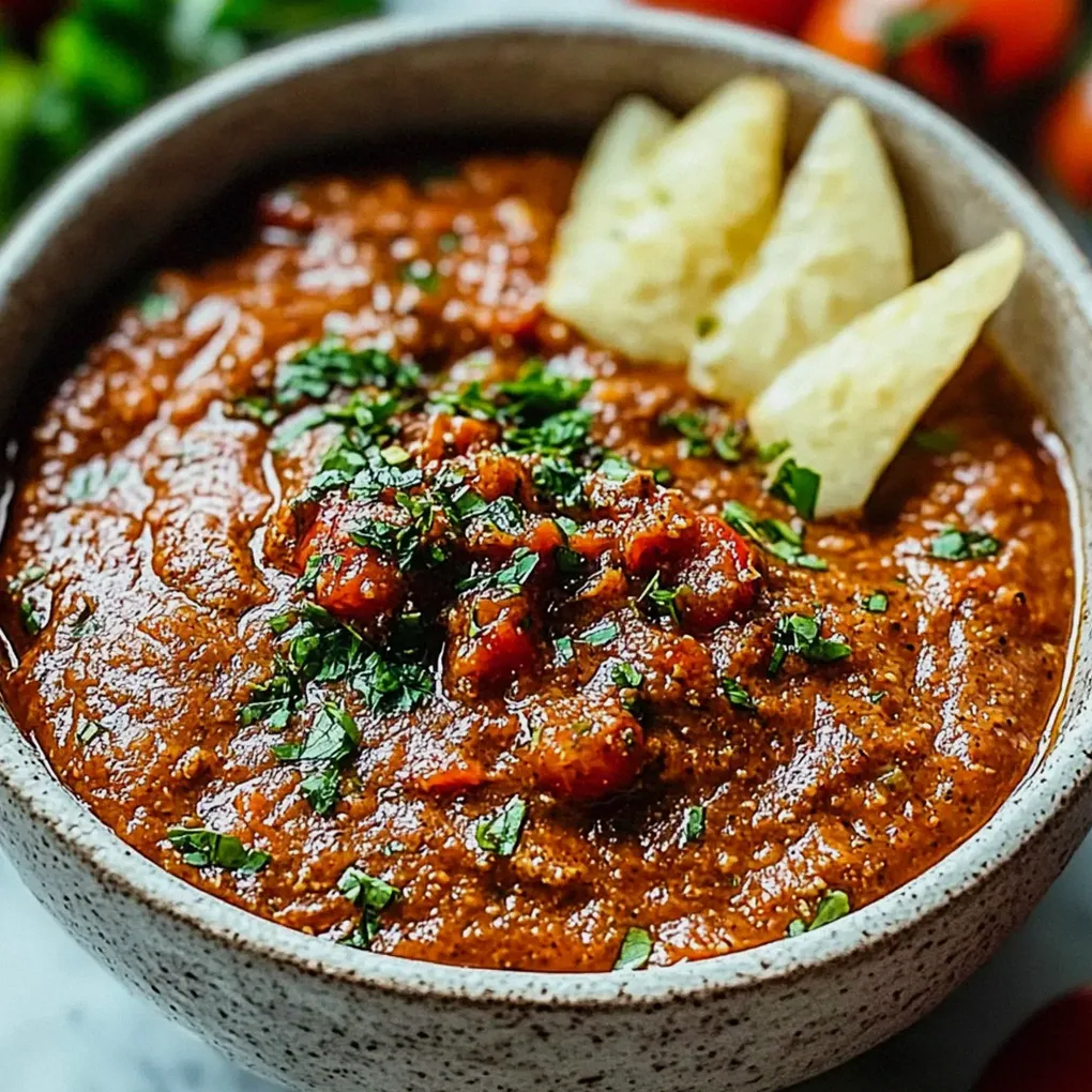 Auberginen Tomatendip marokkanisch Einfach und Lecker