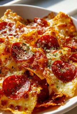 Beef turkey pepperoni Pizza Chips: Knusprig & ofenfrisch genießen!