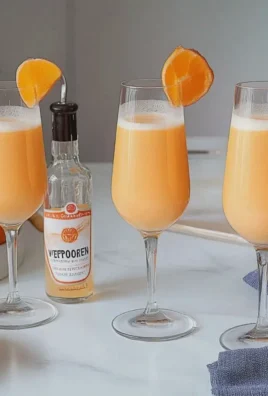Bellini mit Vanillesauce - Fruchtiger Cocktailgenuss