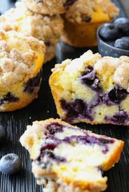 Beste Blaubeer-Streusel-Muffins ever - Jumbo Blueberry-Muffins