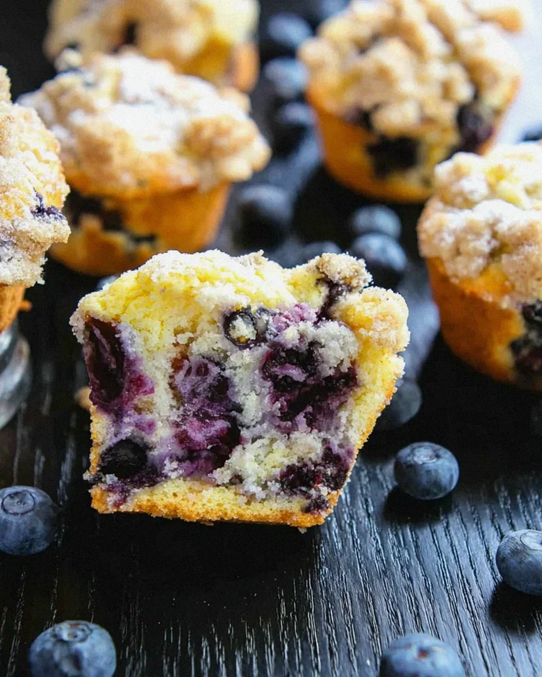 Beste Blaubeer-Streusel-Muffins ever - Jumbo Blueberry-Muffins – Schritt 2