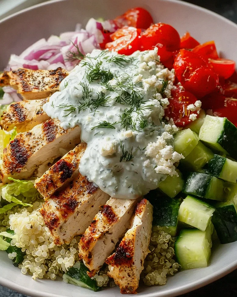 Blitzschnelle Griechische Hähnchen Bowls – gesund & lecker! – Schritt 2