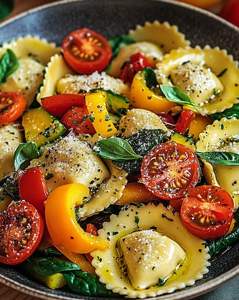Bunte Ravioli-Gemüse-Pfanne – Schritt 1