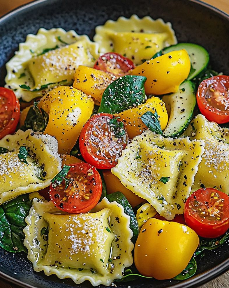 Bunte Ravioli-Gemüse-Pfanne – Schritt 2