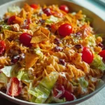 Bunter Taco Nudelsalat mit Crunch – Frisch und lecker genießen!