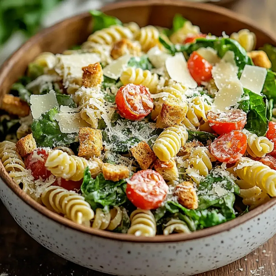 Caesar Pasta Salat – Schritt 1