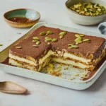 Chocolate Tiramisu mit Pistazien und Kadayif