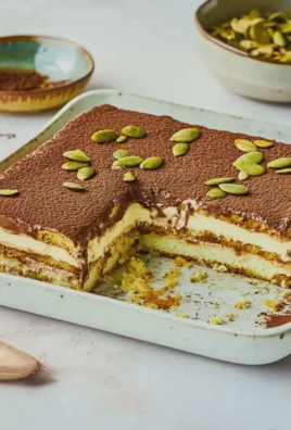 Chocolate Tiramisu mit Pistazien und Kadayif