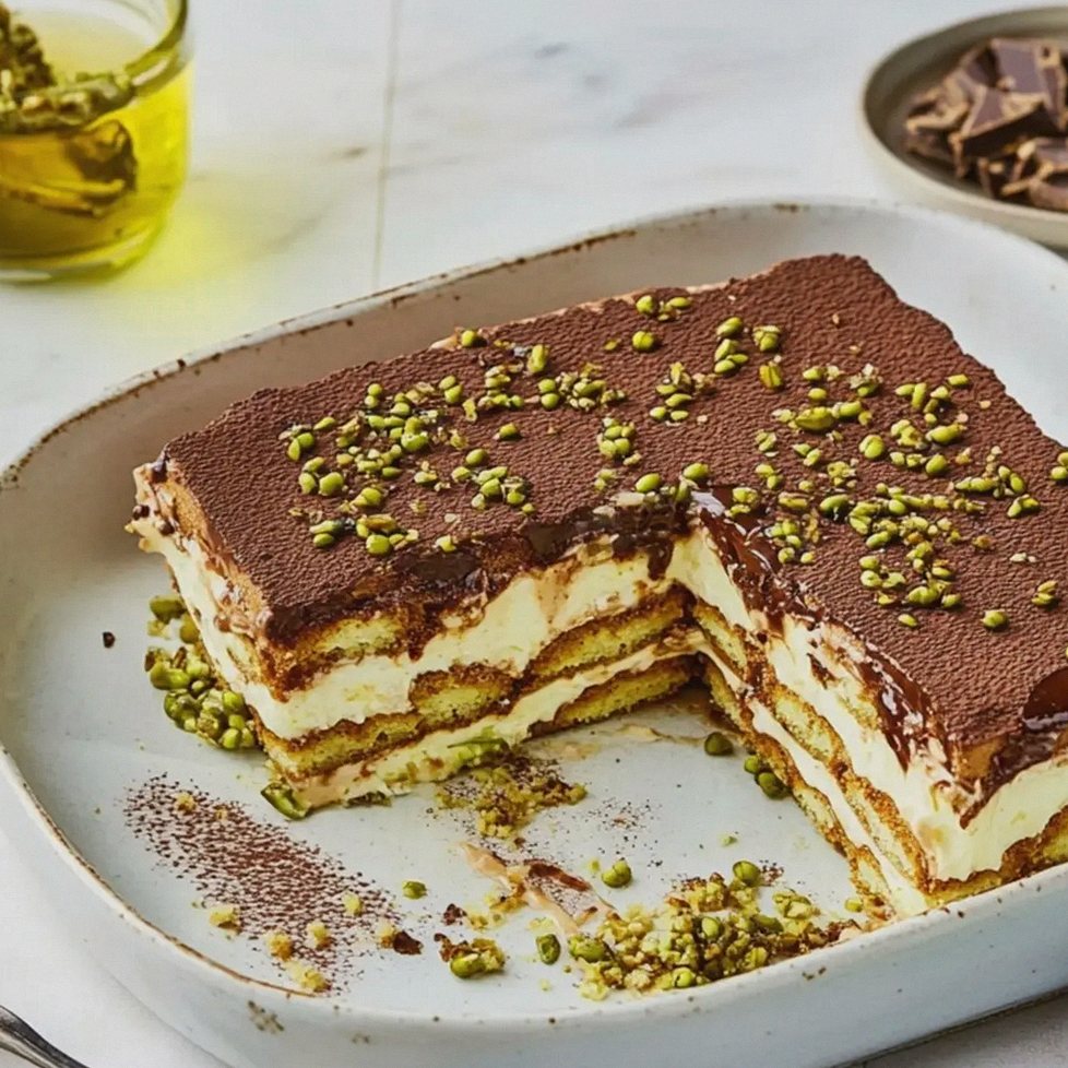 Chocolate Tiramisu mit Pistazien und Kadayif – Schritt 2