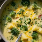 Cremige Brokkolisuppe mit Käse & Kartoffeln – Einfach Lecker!