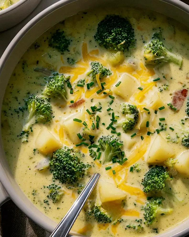 Cremige Brokkolisuppe mit Käse & Kartoffeln – Einfach Lecker!