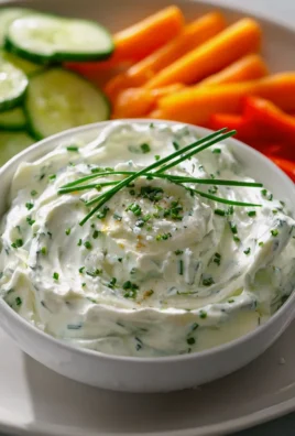 Cremiger Sour Cream und Schnittlauch Dip – Leckerer Genuss!