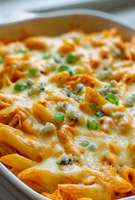 Der beste Buffalo Hähnchen Nudelauflauf – unwiderstehlich!