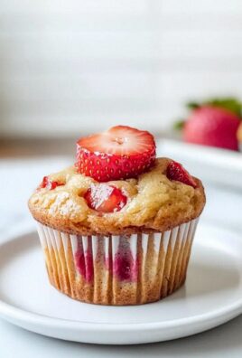 Erdbeer-Banane-Muffin ohne Zucker für Babys