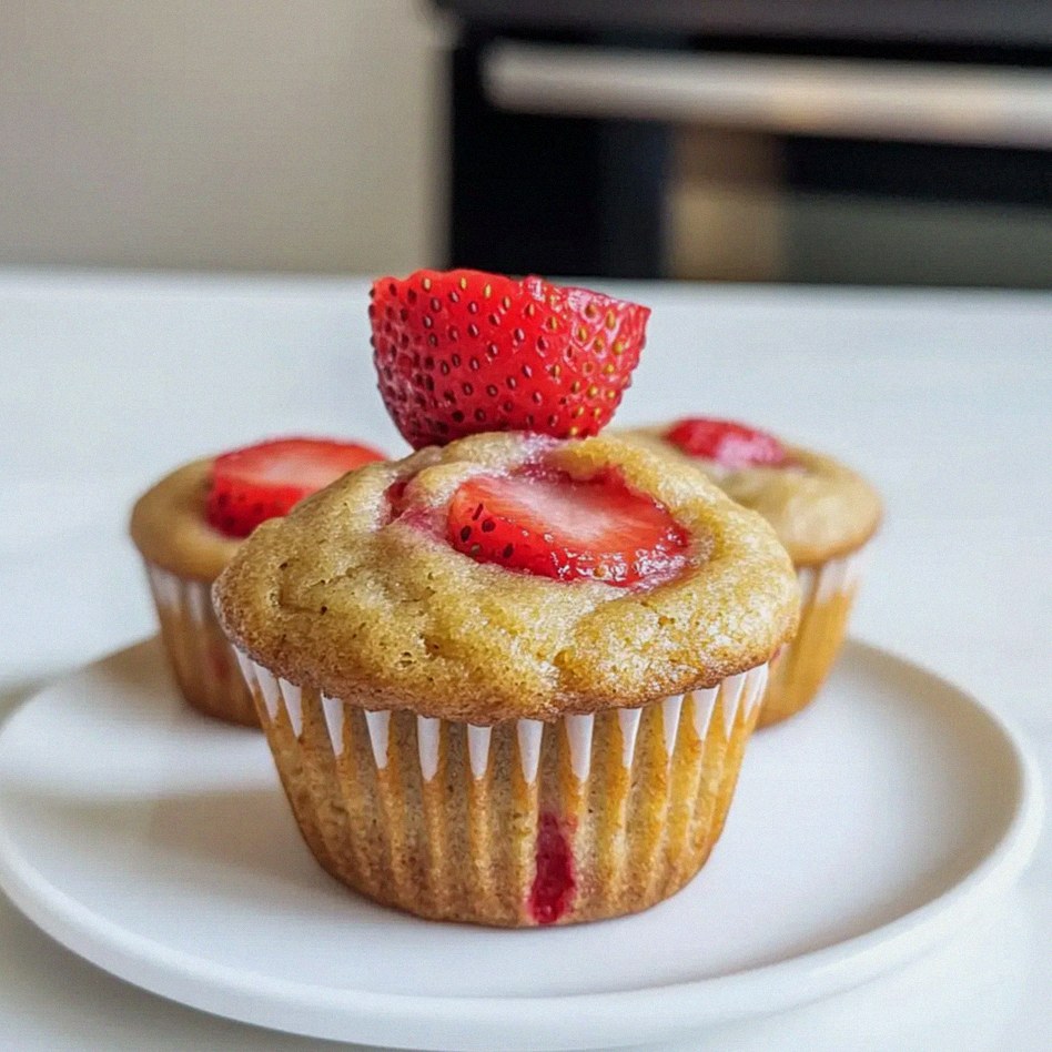 Erdbeer-Banane-Muffin ohne Zucker für Babys – Schritt 1