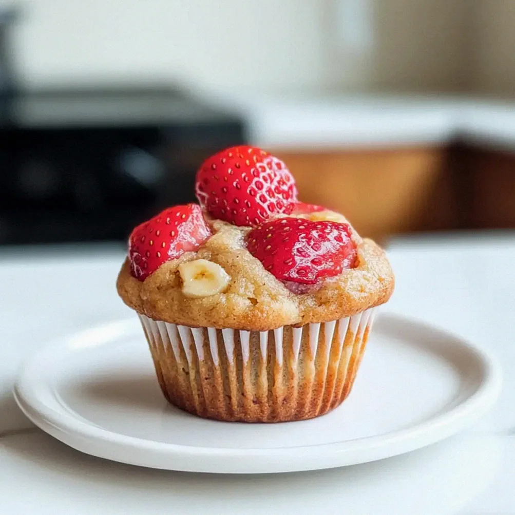 Erdbeer-Banane-Muffin ohne Zucker für Babys – Schritt 2