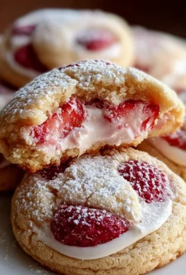 Erdbeer-Käsekuchen-Kekse