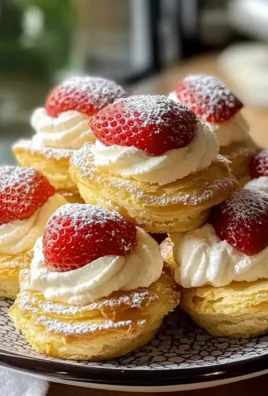 Erdbeer-Sahne-Profitroles – Französischer Genuss pur