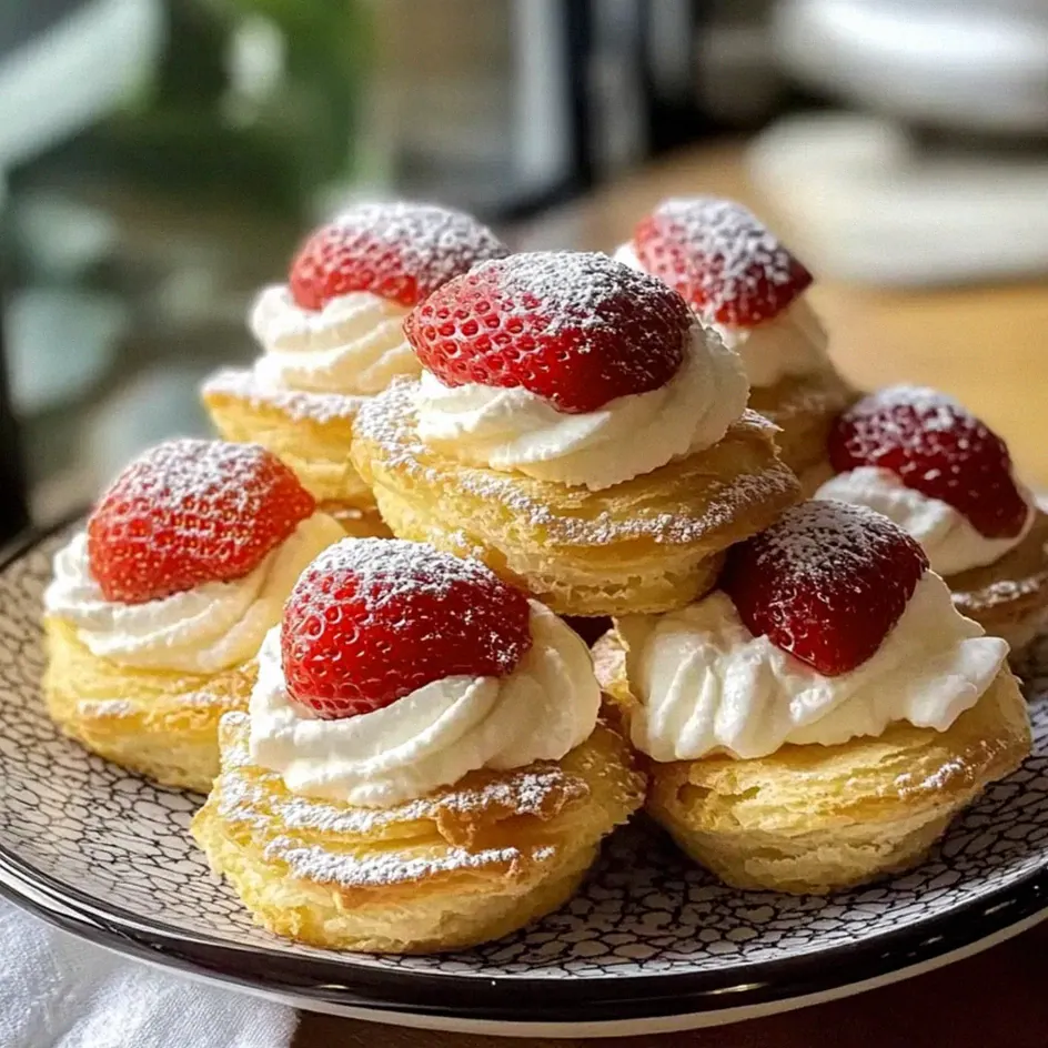 Erdbeer-Sahne-Profitroles – Französischer Genuss pur