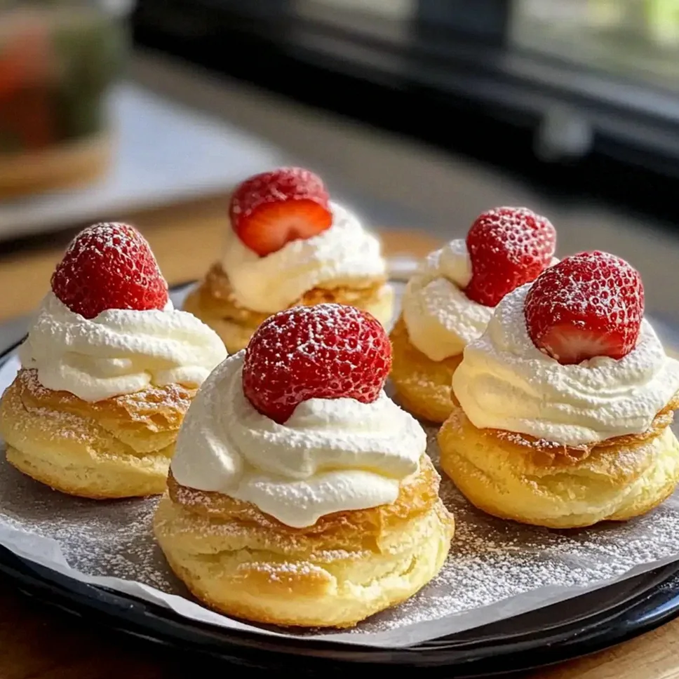Erdbeer-Sahne-Profitroles – Französischer Genuss pur – Schritt 1