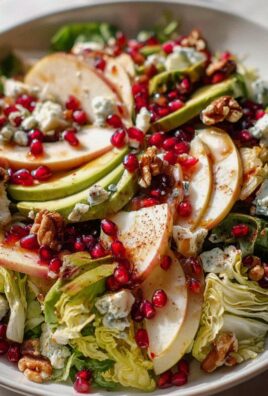 Festlicher Granatapfel Salat mit Honig-Senf-Dressing
