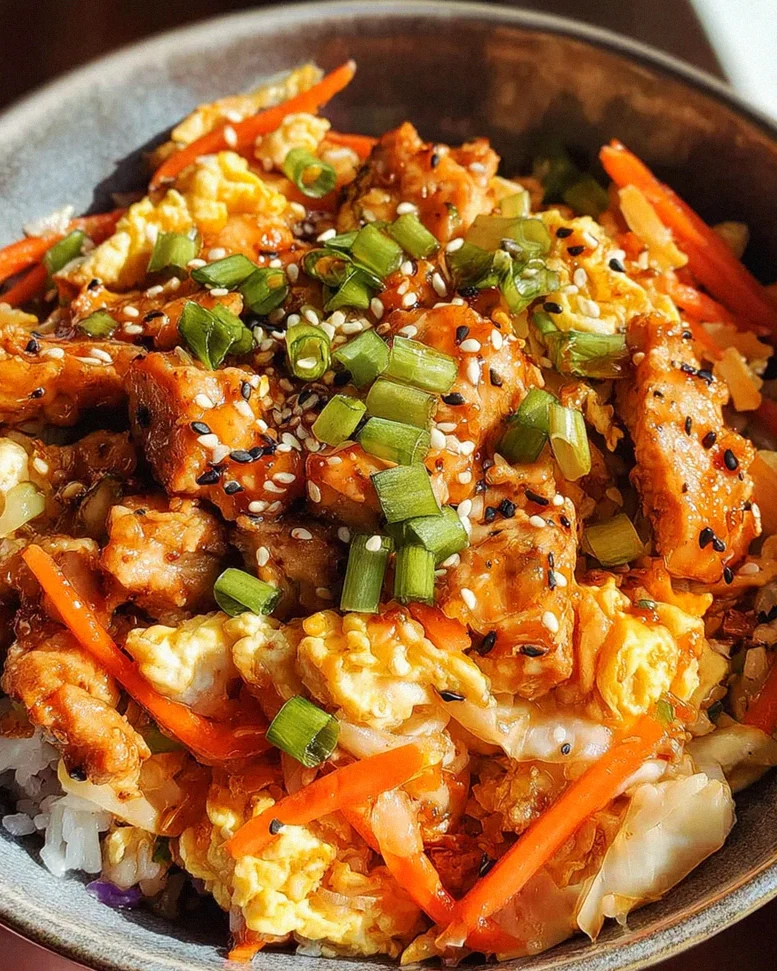 Gesunde Egg Roll in a Bowl – Schritt 2