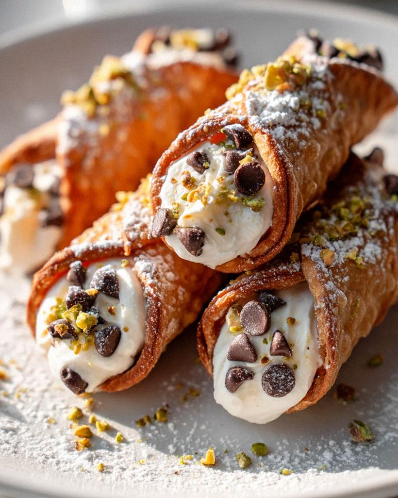 Glutenfreie Cannoli Bites mit Mandelmehl-Schalen Rezept