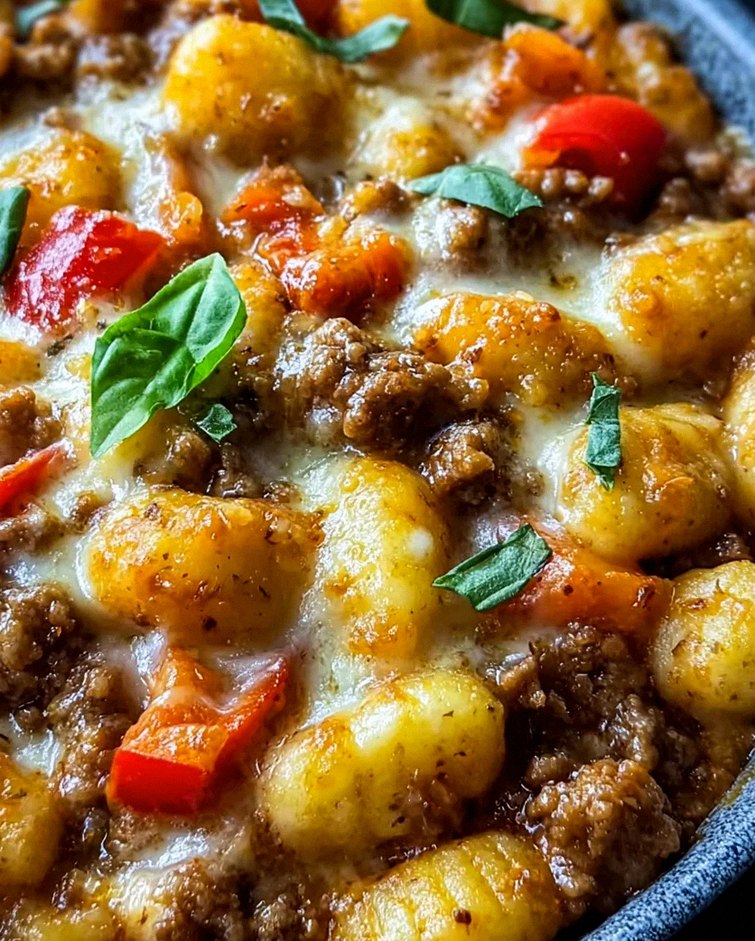 Gnocchi Pfanne mit Hackfleisch und Paprika – Schritt 2