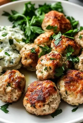 Griechische Hähnchenfleischbällchen schnell gemacht