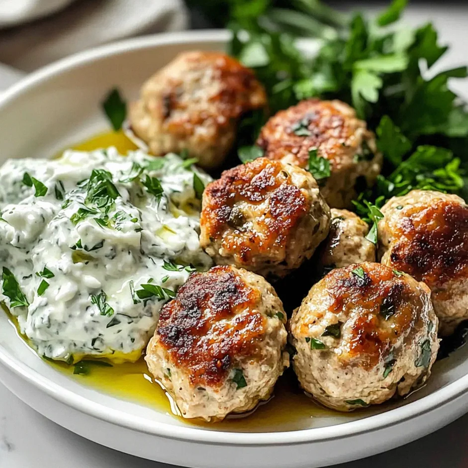 Griechische Hähnchenfleischbällchen schnell gemacht – Schritt 1