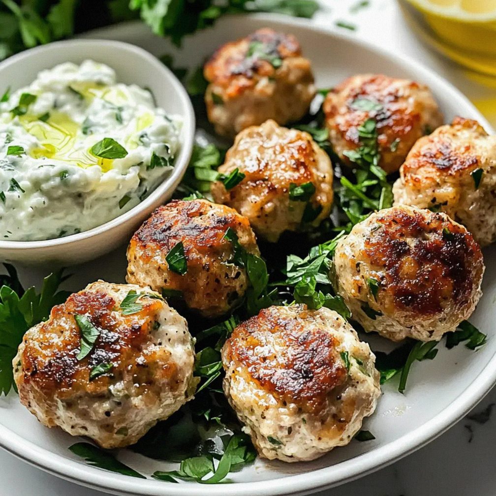 Griechische Hähnchenfleischbällchen schnell gemacht – Schritt 2