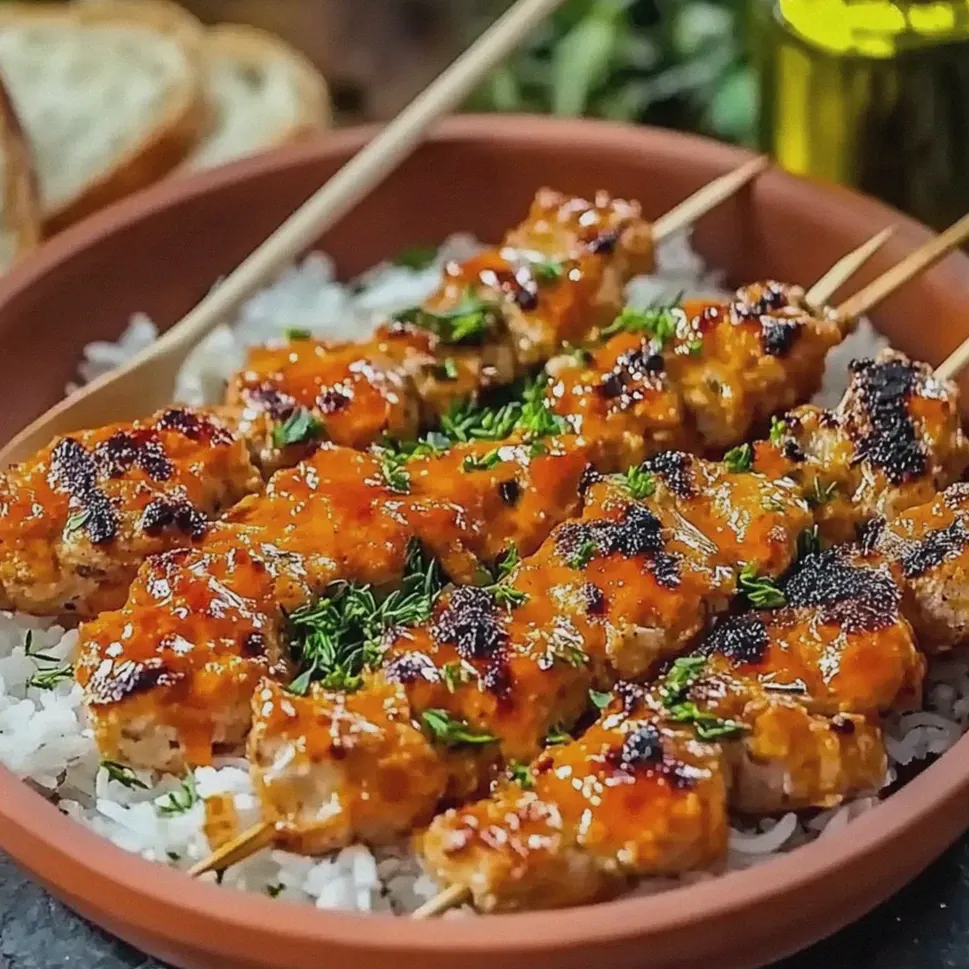 Hähnchenspieße saftig und würzig vom Grill oder Pfanne – Schritt 1