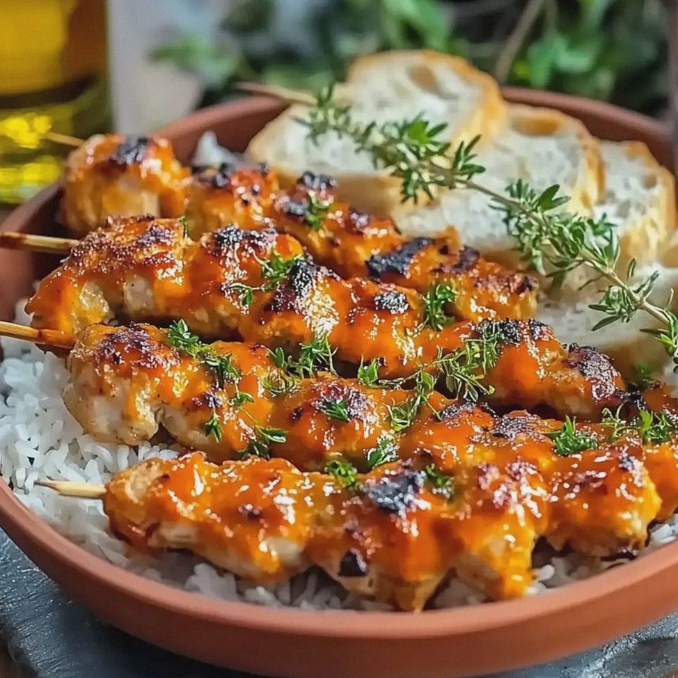 Hähnchenspieße saftig und würzig vom Grill oder Pfanne – Schritt 2
