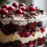 Himmlisches Schwarzwälder Trifle für Weihnachten – Alkoholfrei