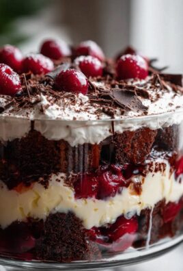 Himmlisches Schwarzwälder Trifle für Weihnachten – Alkoholfrei