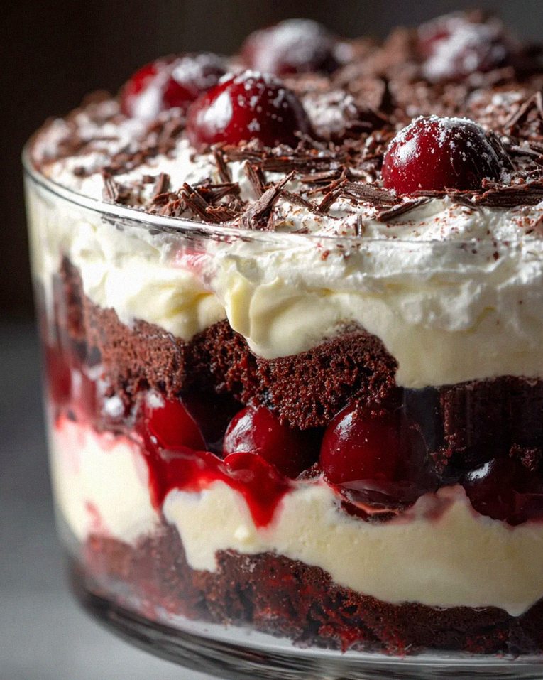 Himmlisches Schwarzwälder Trifle für Weihnachten – Alkoholfrei – Schritt 2