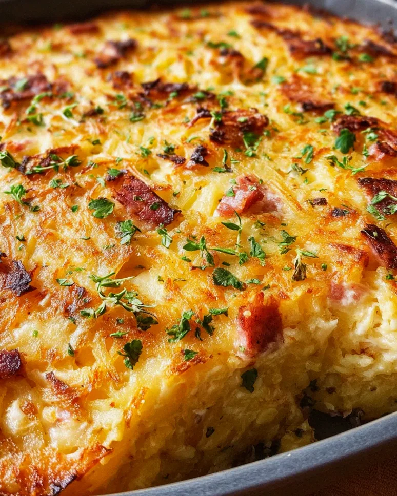Hüttenkäse Kartoffelrösti Auflauf – Schritt 2