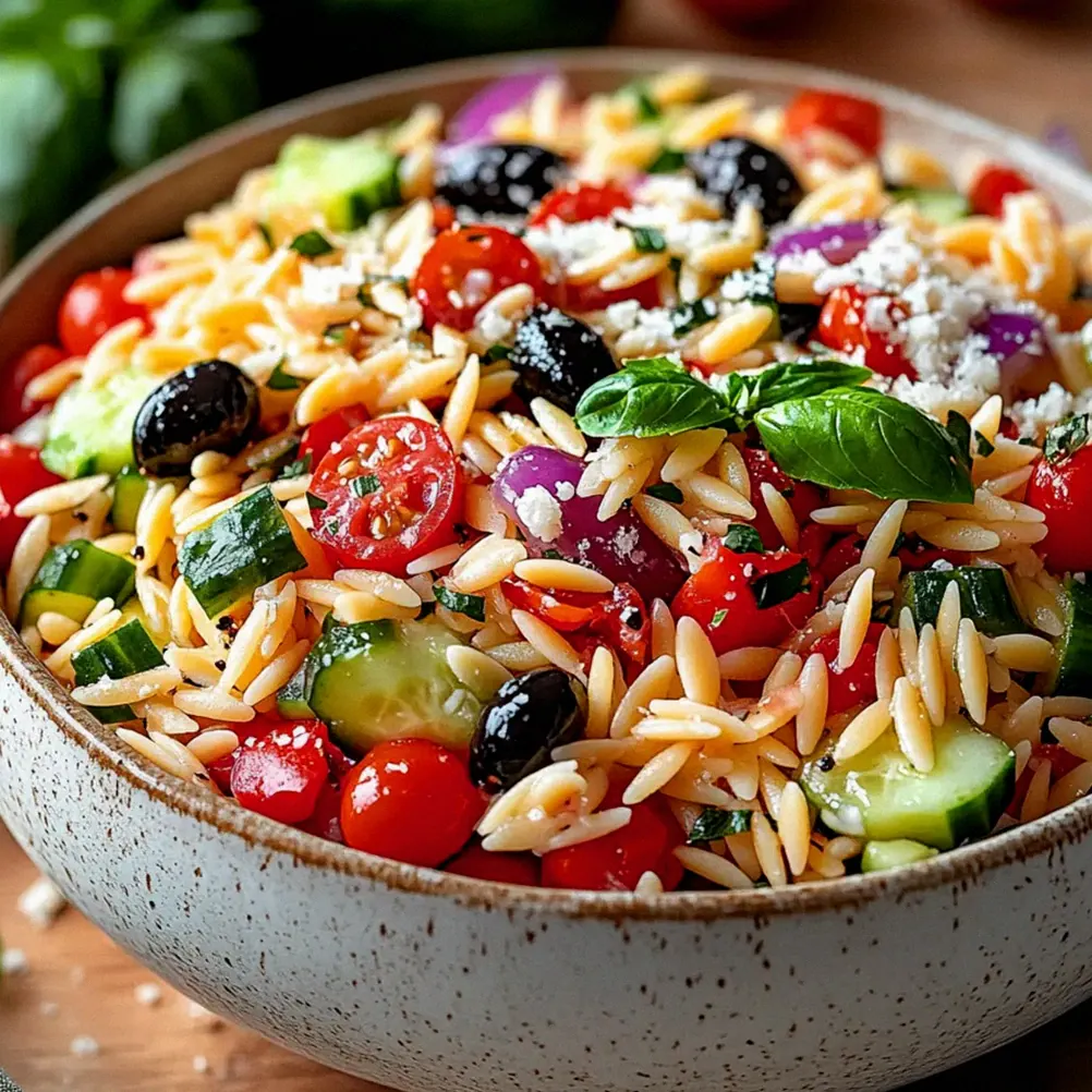 Italienischer Orzo Nudelsalat – Schritt 1