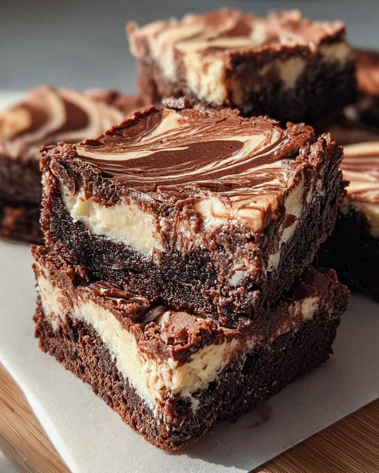 Käsekuchen Brownies mit Frischkäse und Schokolade – Schritt 1