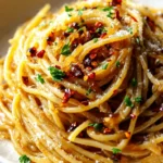 Karamellisierte Zwiebel Pasta mit Chiliöl – Ein Genuss!