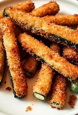 Knusprig gebratene Zucchini für jeden Snackliebhaber