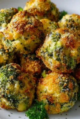 Knusprige Gebackene Brokkoli-Käsebällchen – Schnell & Lecker!
