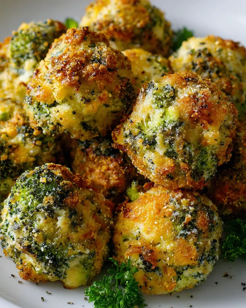 Knusprige Gebackene Brokkoli-Käsebällchen – Schnell & Lecker!