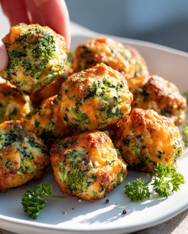 Knusprige Gebackene Brokkoli-Käsebällchen – Schnell & Lecker! – Schritt 2