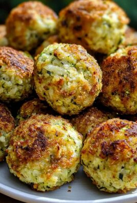 Knusprige Zucchini-Feta-Bällchen ganz einfach gemacht